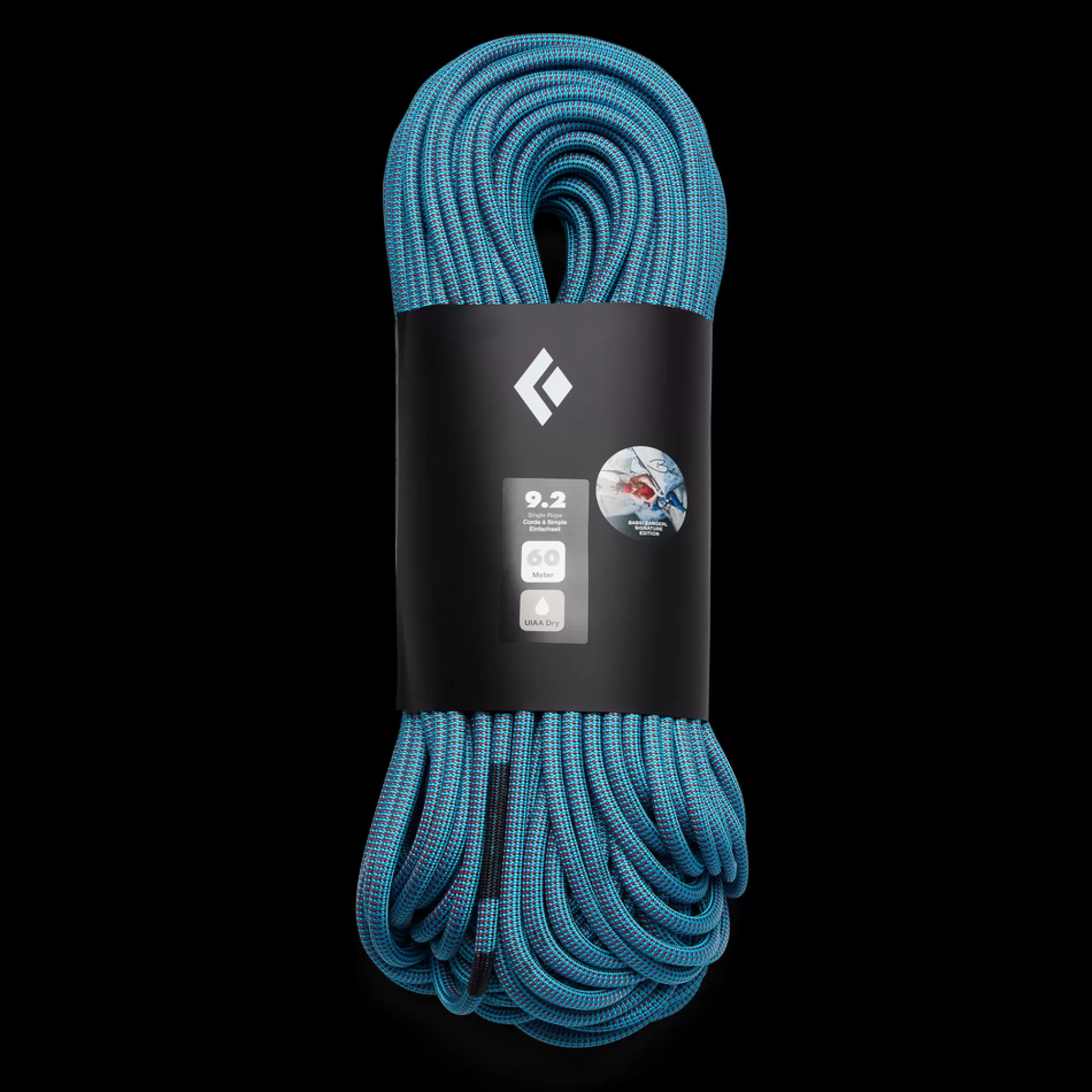 Black Diamond 9.2 Dry Climbing Rope - Babsi Edition