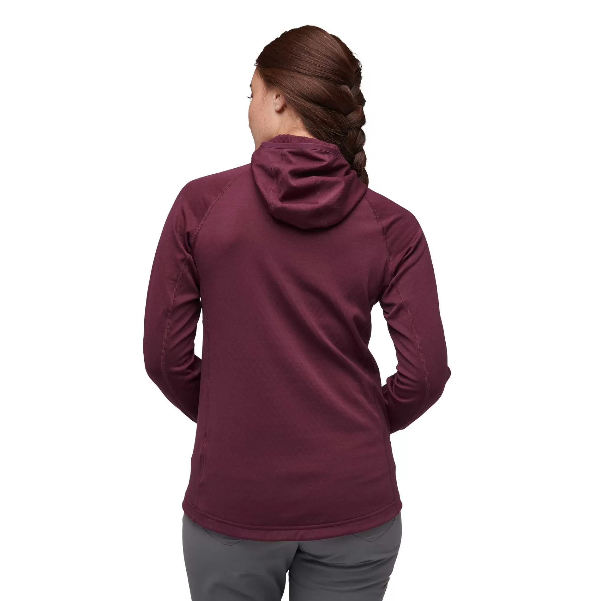 Damen Black Diamond Women's Coefficient Quarter Zip Fleece Hoody